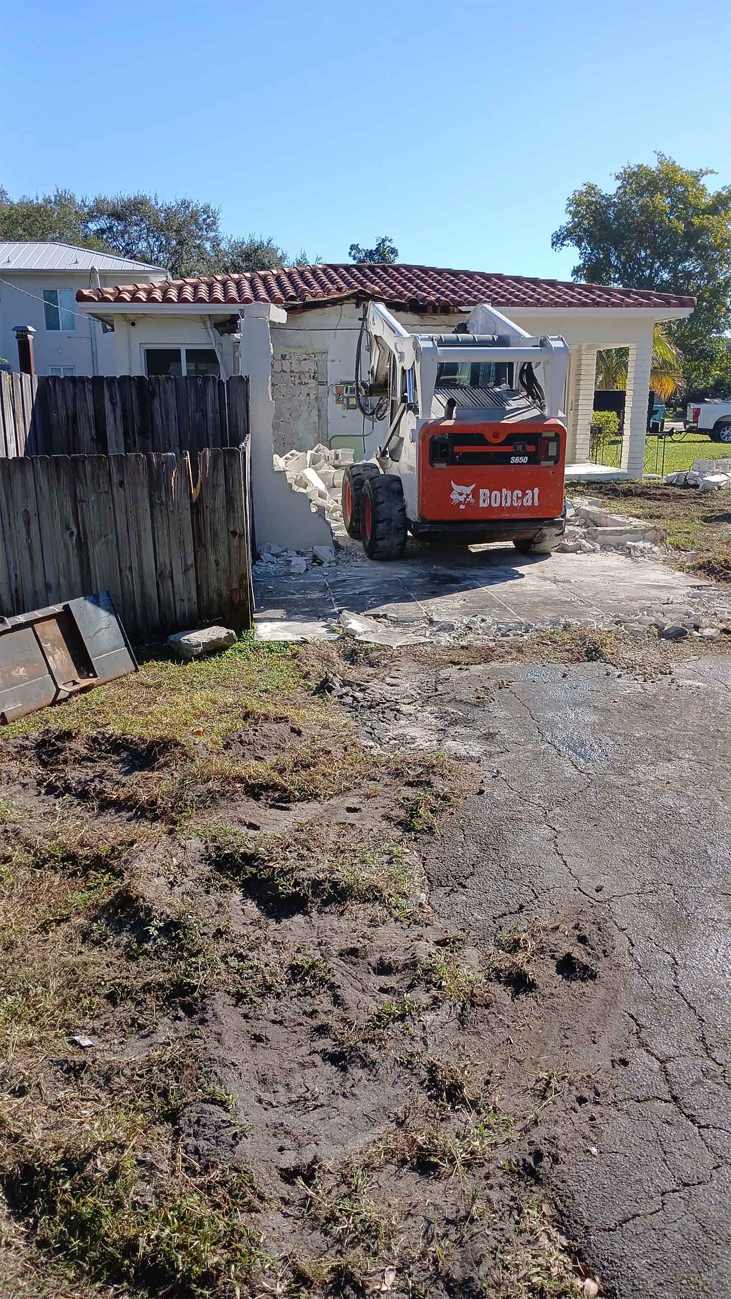 Exterior Demolition by Dynamic Removal